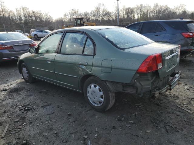 Image 2 of 2003 HONDA CIVIC LX 2003 with VIN 2HGES16533H568611