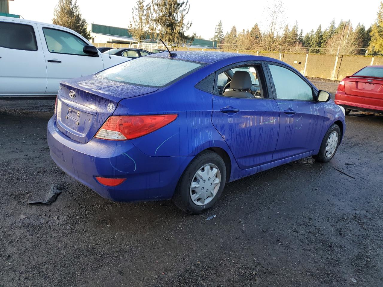 Image 3 of 2012 HYUNDAI ACCENT GLS 2012 with VIN KMHCT4AE3CU142857
