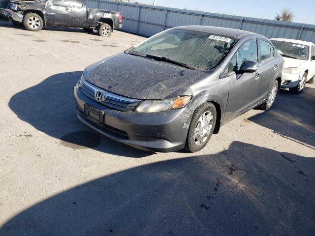 Image 1 of 2012 HONDA CIVIC HYBRID 2012 with VIN JHMFB4F24CS001258