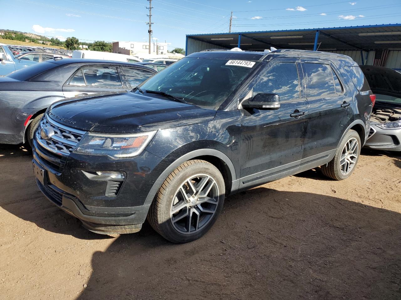 Image 1 of 2018 FORD EXPLORER SPORT 2018 with VIN 1FM5K8GT2JGC46731