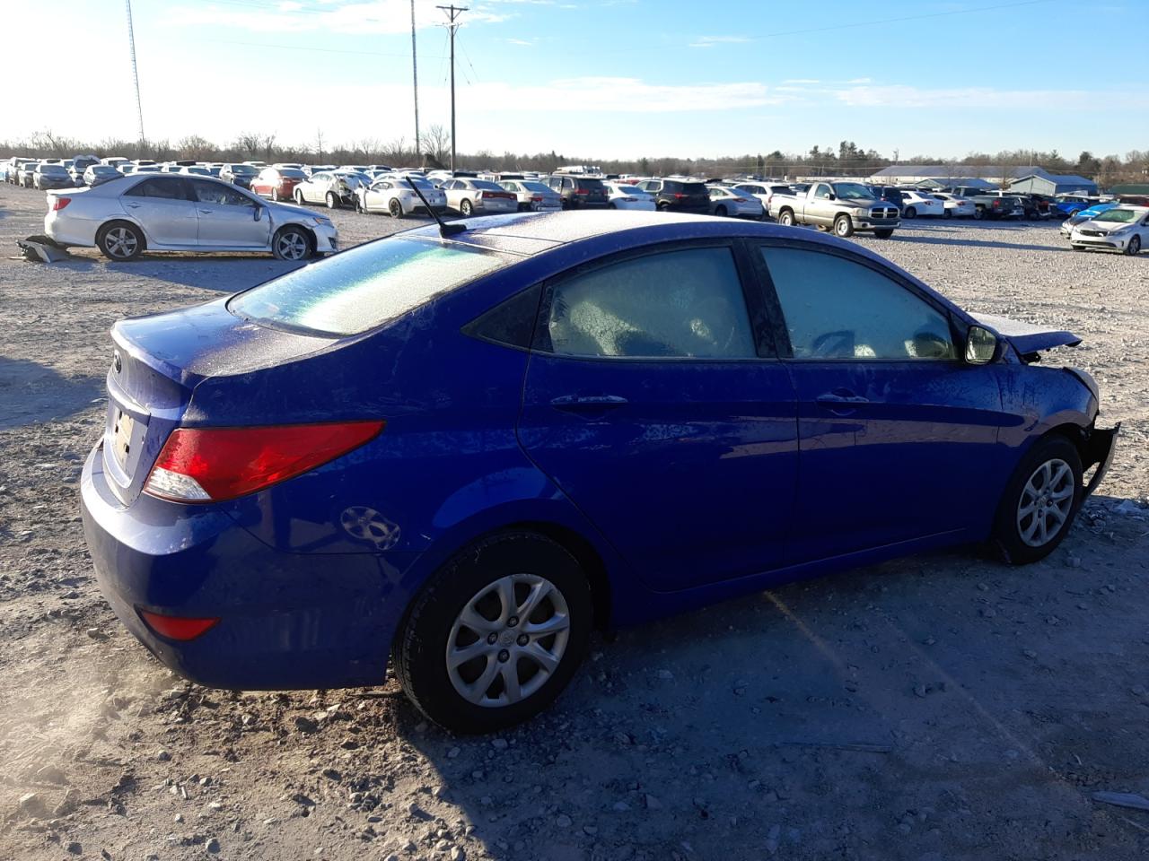 Image 3 of 2014 HYUNDAI ACCENT GLS 2014 with VIN KMHCT4AE6EU640344