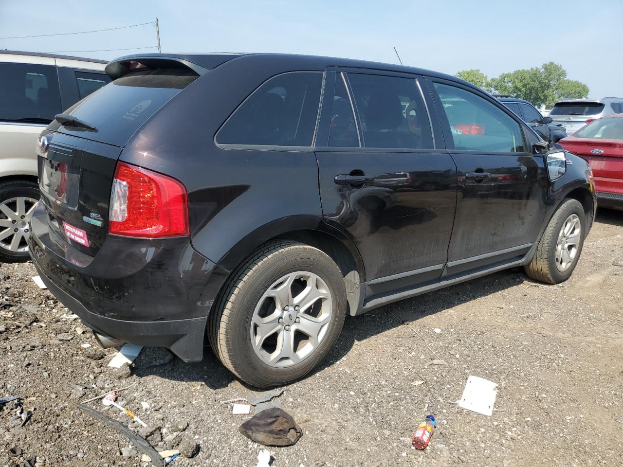 Image 3 of 2013 FORD EDGE SEL 2013 with VIN 2FMDK3J99DBB20552
