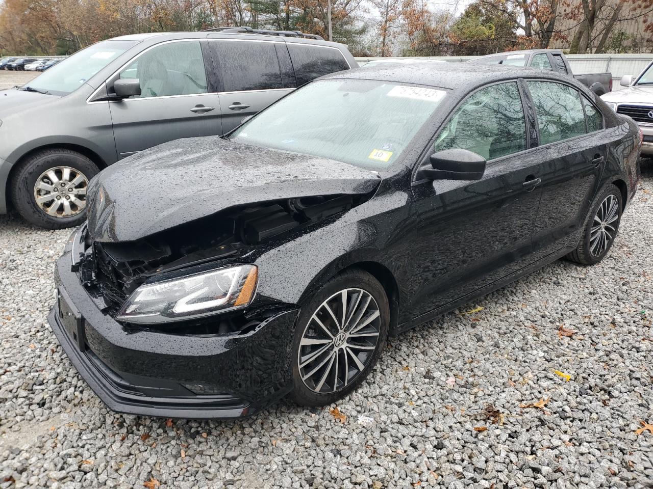 Image 1 of 2016 VOLKSWAGEN JETTA SPORT 2016 with VIN 3VWD17AJ7GM250743