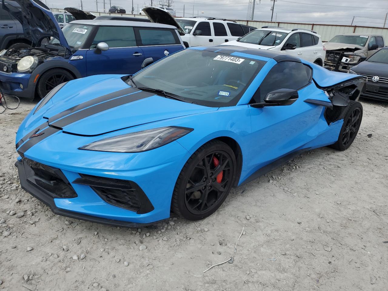 Изображение 1 2021 CHEVROLET CORVETTE STINGRAY 3LT 2021 с VIN 1G1YC2D48M5119659