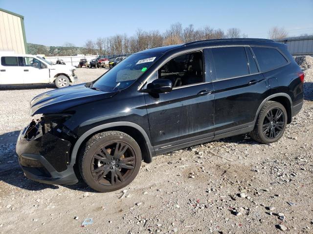 Image 1 of 2021 HONDA PILOT BLACK 2021 with VIN 5FNYF6H73MB001379