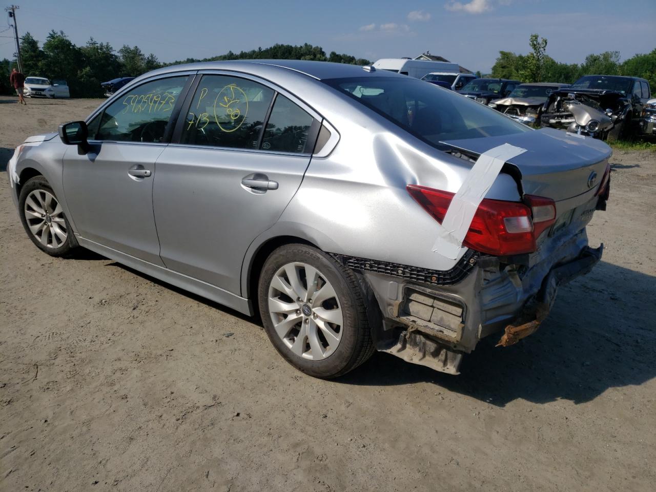 Image 2 of 2015 SUBARU LEGACY 2.5I PREMIUM 2015 with VIN 4S3BNAC68F3008127