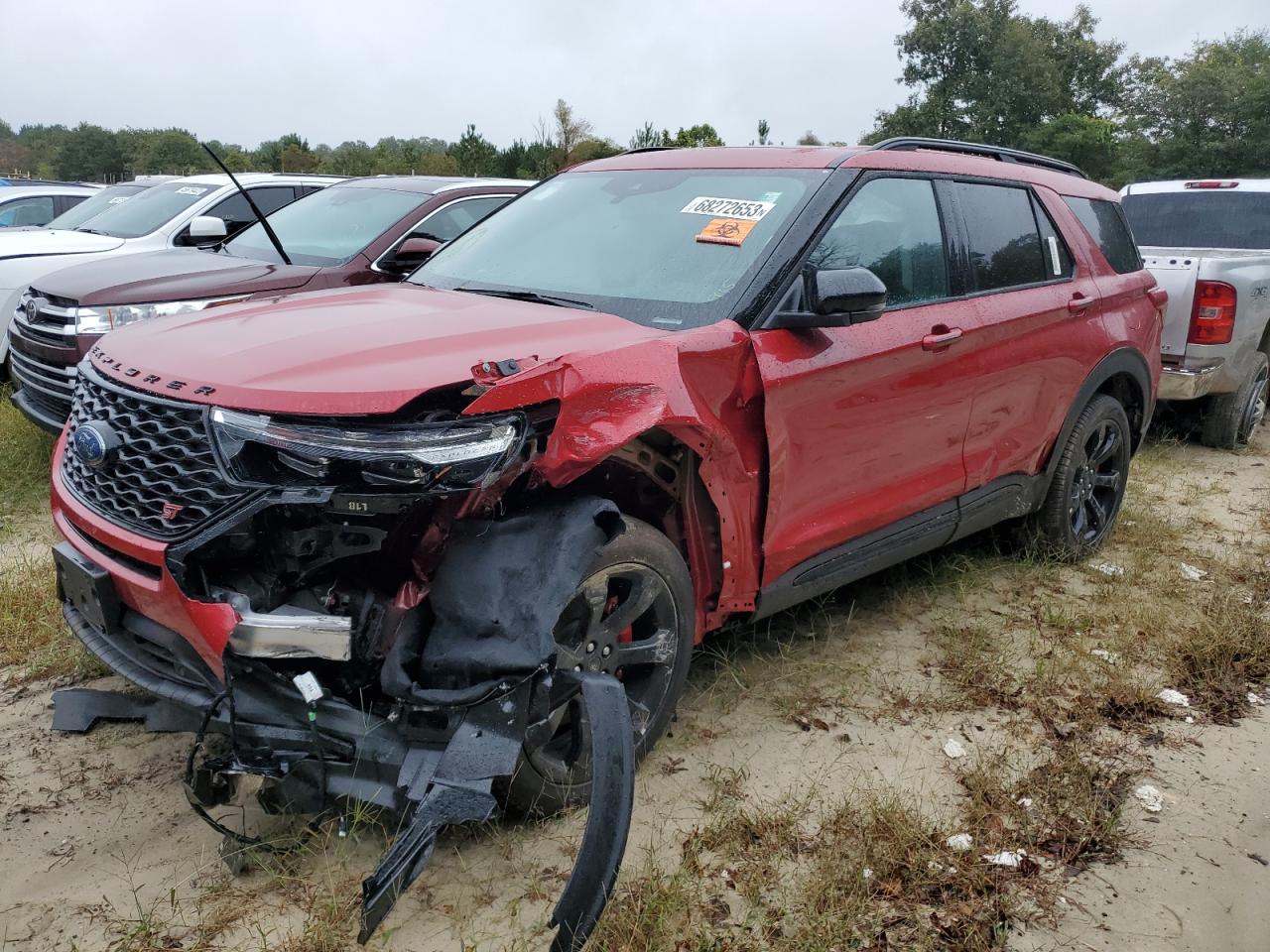 Image 1 of 2023 FORD EXPLORER ST 2023 with VIN 1FM5K8GC5PGA22958