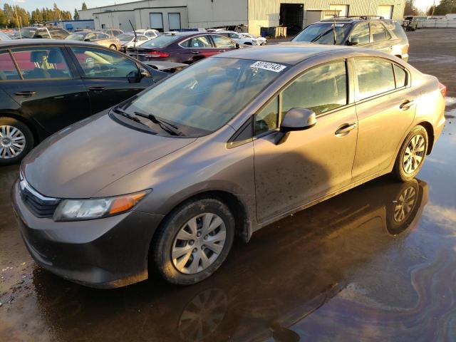 Image 1 of 2012 HONDA CIVIC LX 2012 with VIN JHMFB2F58CS003223