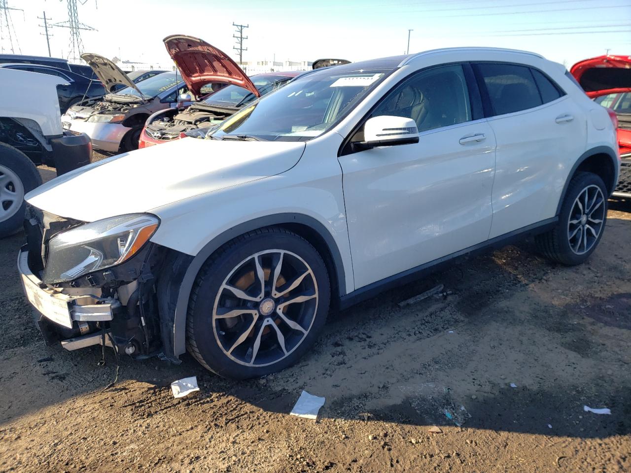Image 1 of 2015 MERCEDES-BENZ GLA 250 4MATIC 2015 with VIN WDCTG4GBXFJ160326