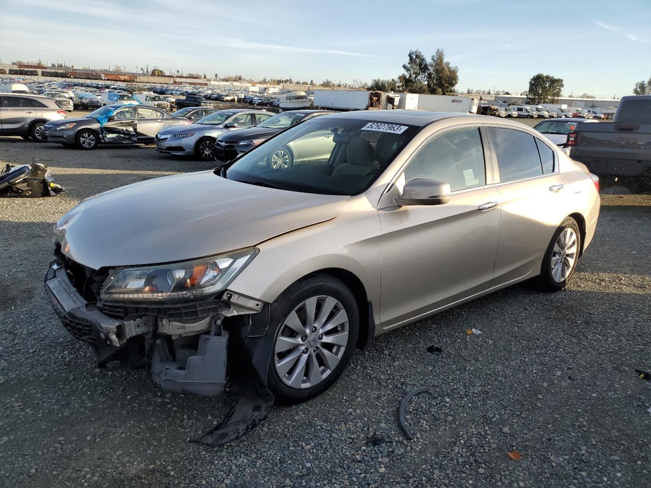 Image 1 of 2013 HONDA ACCORD EX 2013 with VIN 1HGCR2F70DA051633