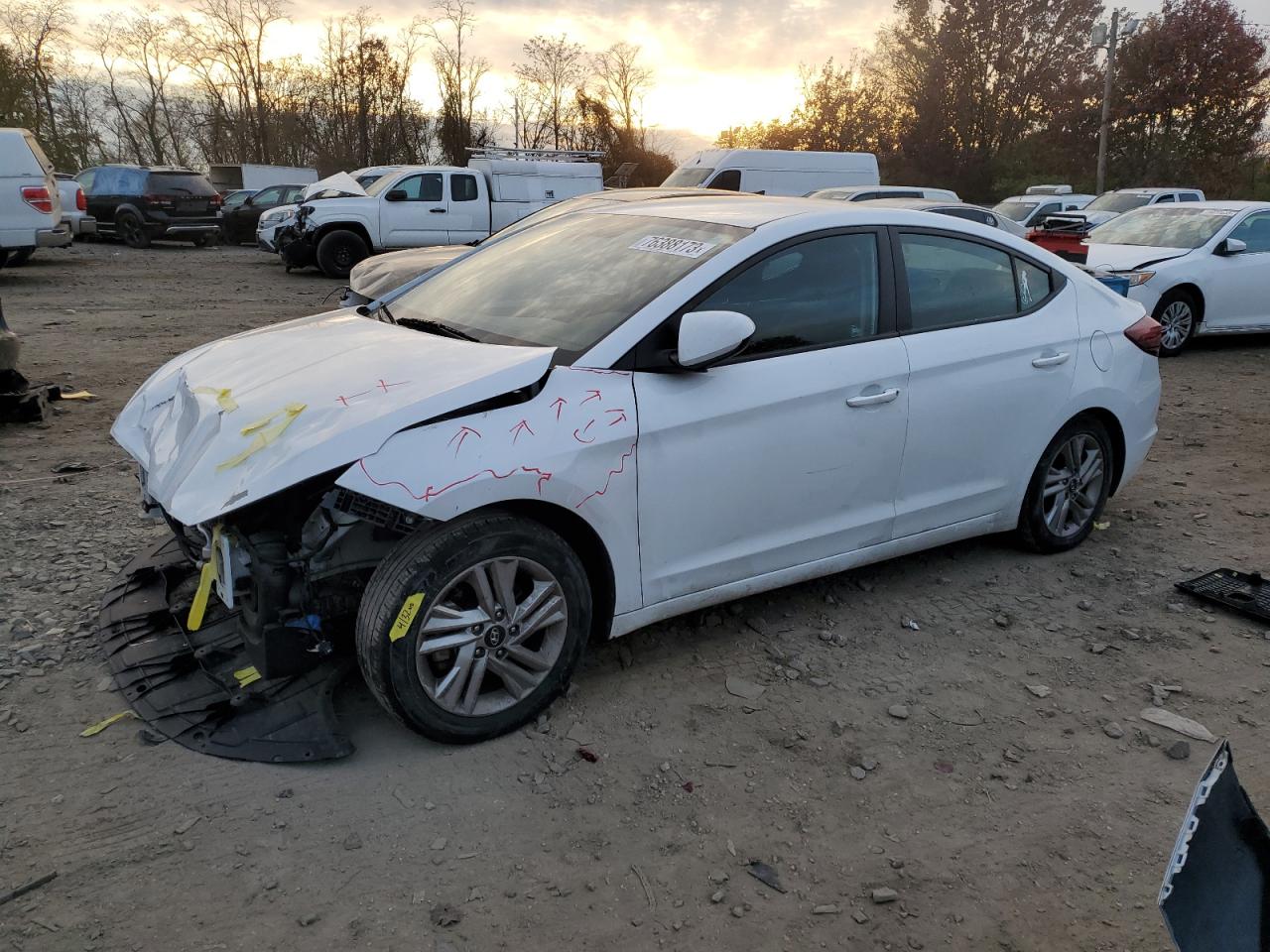 Изображение 1 2020 HYUNDAI ELANTRA SEL 2020 с VIN 5NPD84LF6LH537383