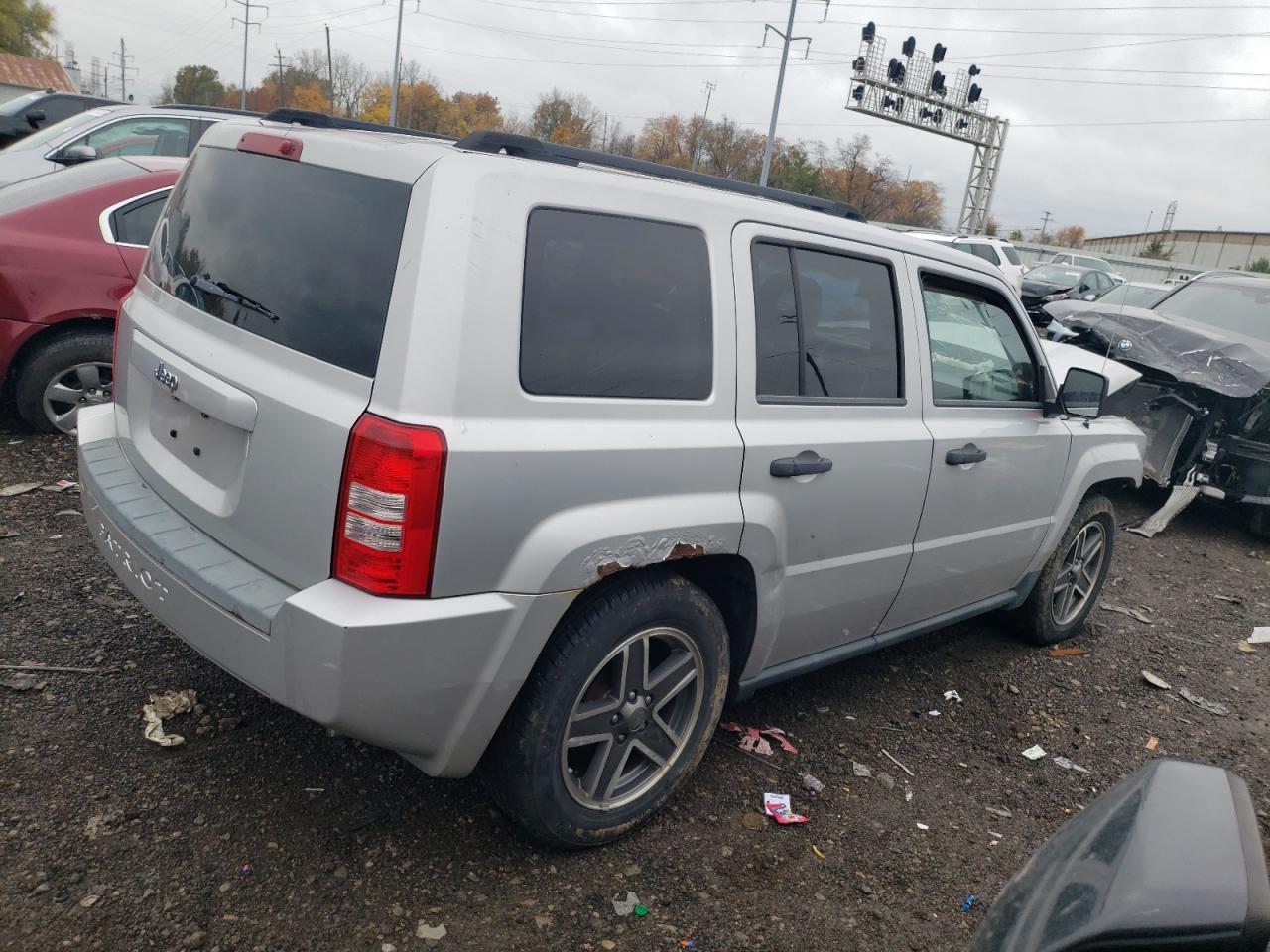 Image 3 of 2008 JEEP PATRIOT SPORT 2008 with VIN 1J8FT28W88D779070
