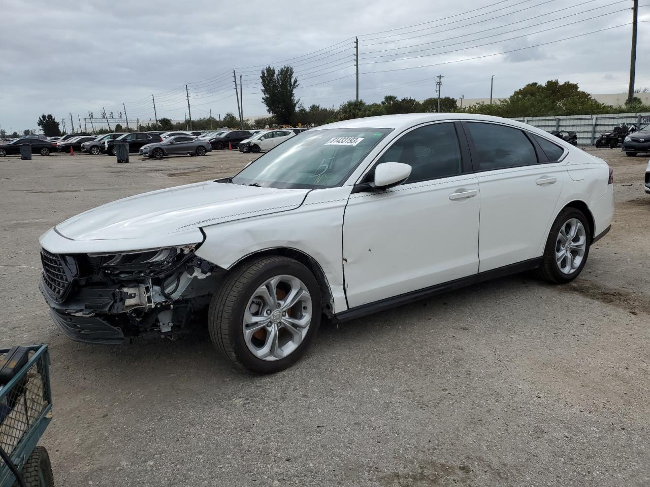Image 1 of 2023 HONDA ACCORD LX 2023 with VIN 1HGCY1F25PA014356