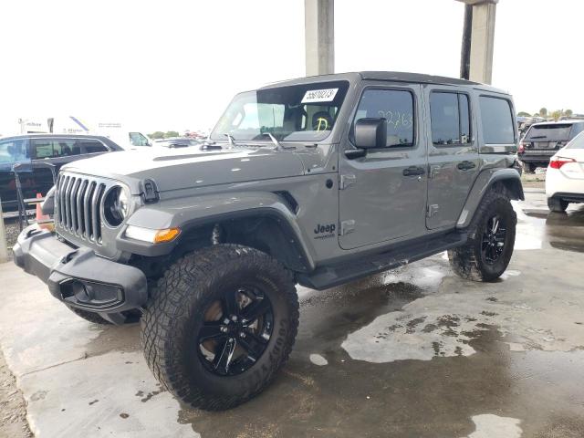 Image 1 of 2021 JEEP WRANGLER UNLIMITED SAHARA 2021 with VIN 1C4HJXEG2MW593717