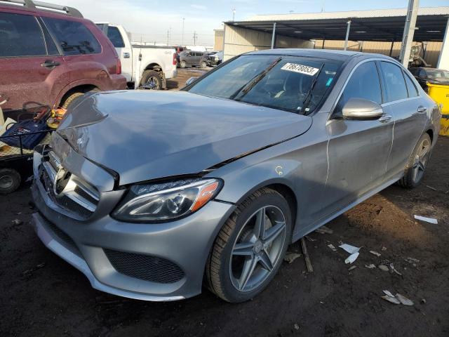 Image 1 of 2015 MERCEDES-BENZ C 300 4MATIC 2015 with VIN 55SWF4KB8FU004823
