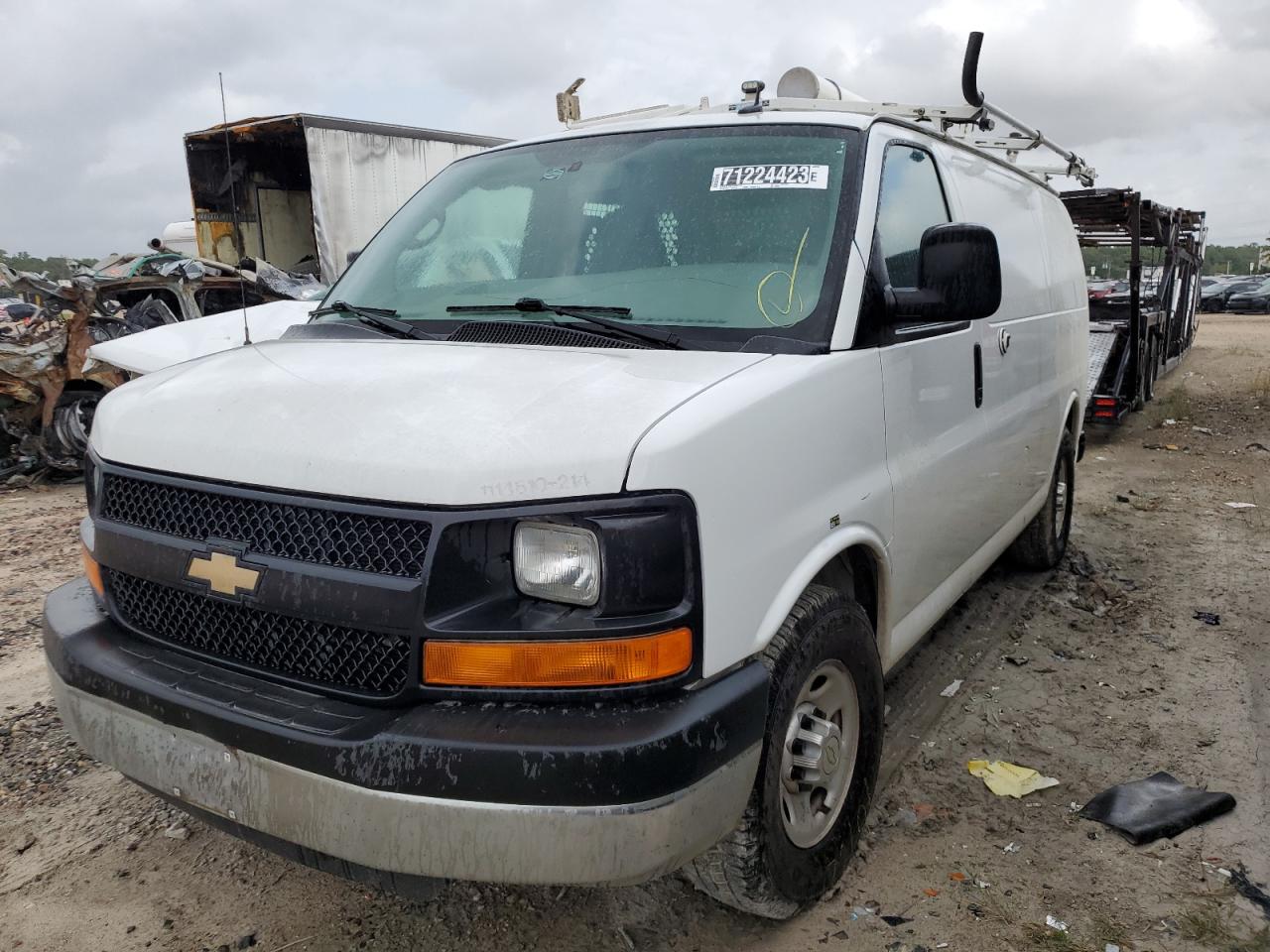 Image 1 of 2014 CHEVROLET EXPRESS G2500  2014 with VIN 1GCWGFCB2E1120857