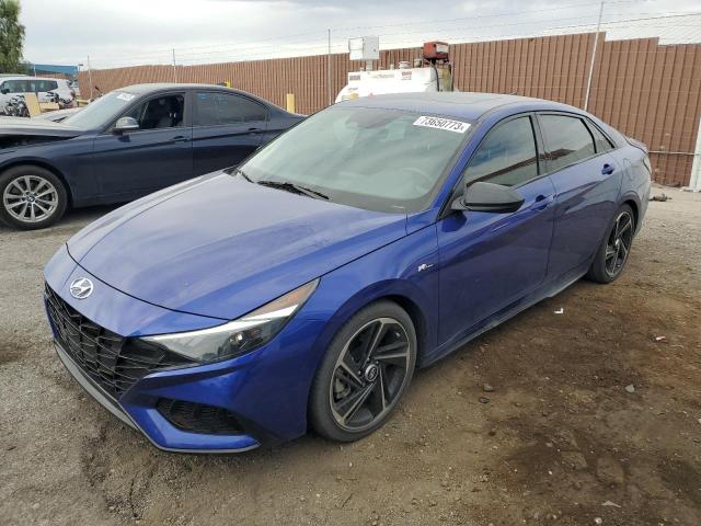 Obraz 1 z 2021 HYUNDAI ELANTRA N LINE 2021 z VIN KMHLR4AF5MU146708