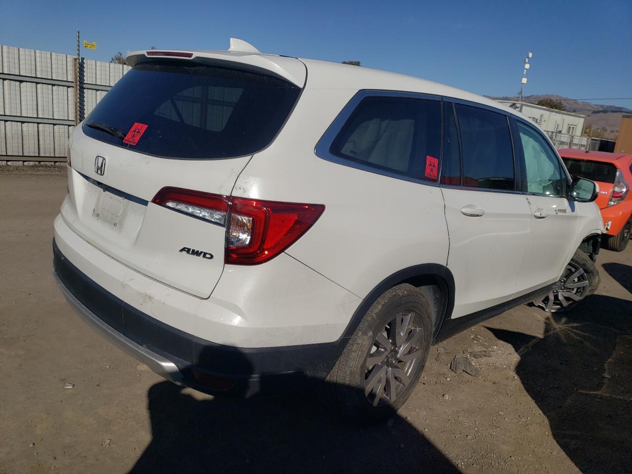 Изображение 3 2020 HONDA PILOT EXL 2020 с VIN 5FNYF6H51LB059956