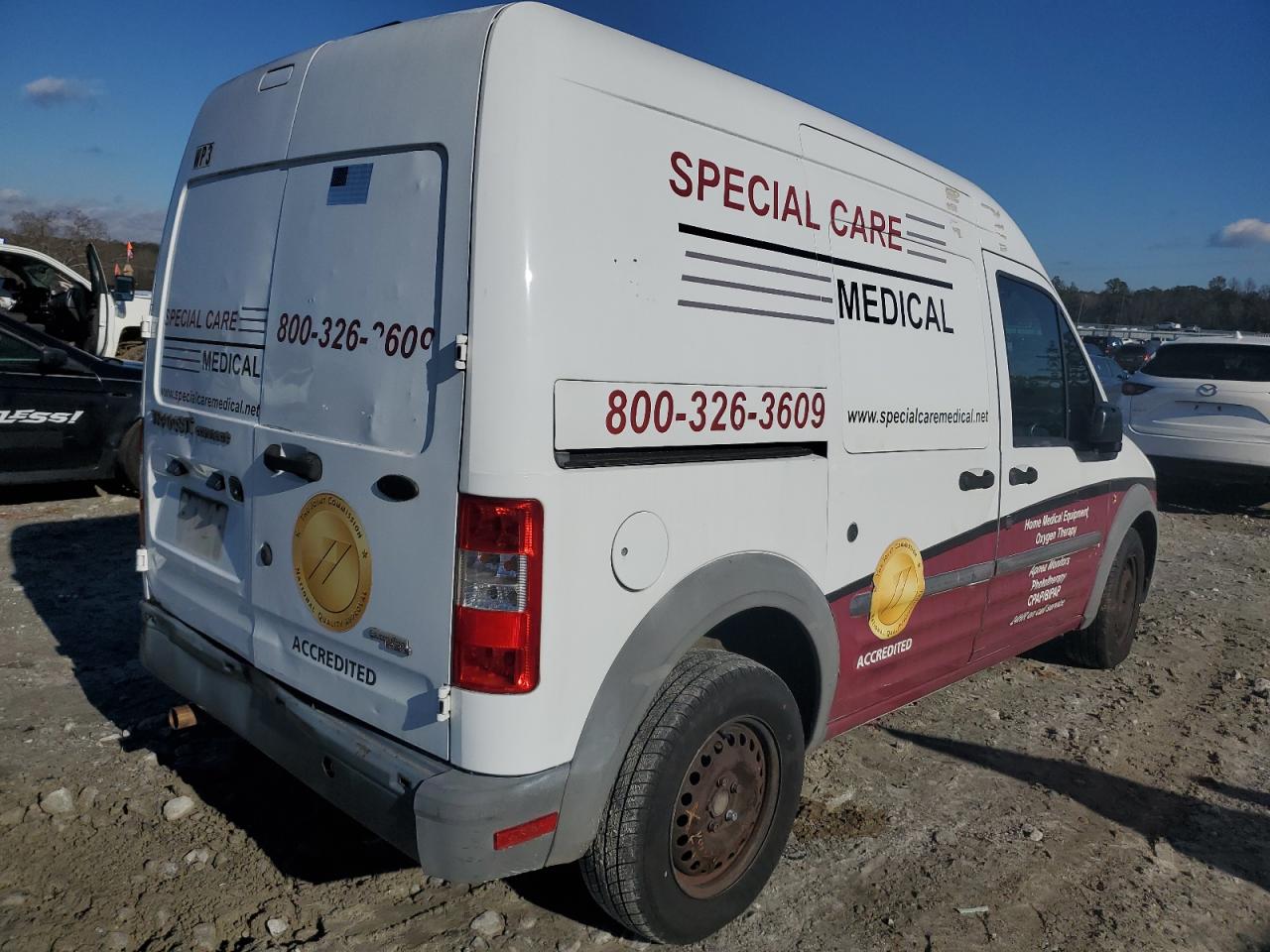 Image 3 of 2013 FORD TRANSIT CONNECT XL 2013 with VIN NM0LS7AN3DT163334