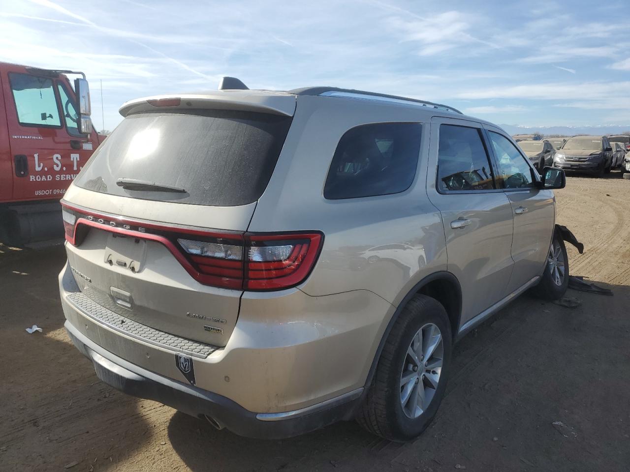 Image 3 of 2014 DODGE DURANGO LIMITED 2014 with VIN 1C4RDJDG8EC490878
