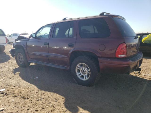 Image 2 of 2002 DODGE DURANGO SLT 2002 with VIN 1B4HS48N52F139736