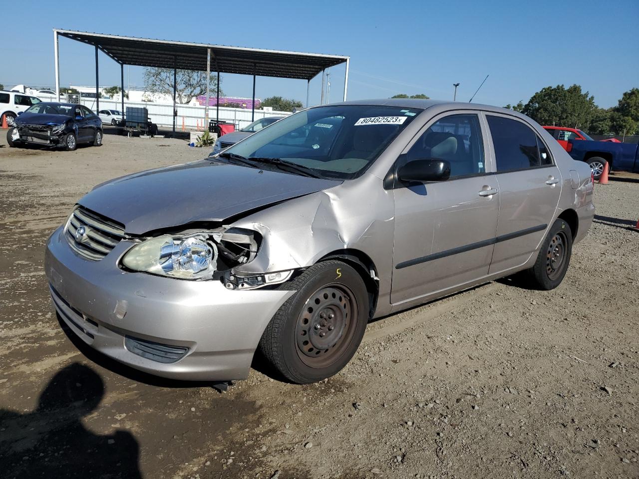 Image 1 of 2003 TOYOTA COROLLA CE 2003 with VIN 1NXBR32E83Z031448