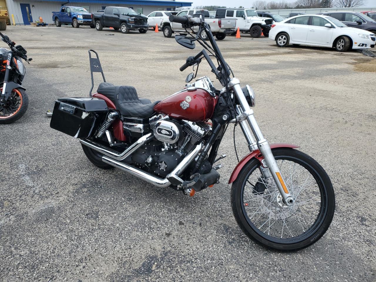 Image 1 of 2010 HARLEY-DAVIDSON FXDWG  2010 with VIN 1HD1GP416AC303732