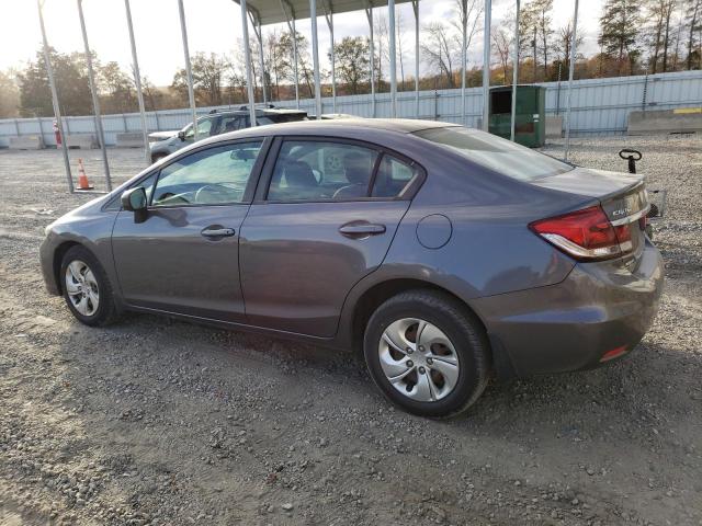 Image 2 of 2014 HONDA CIVIC LX 2014 with VIN 2HGFB2F53EH552860