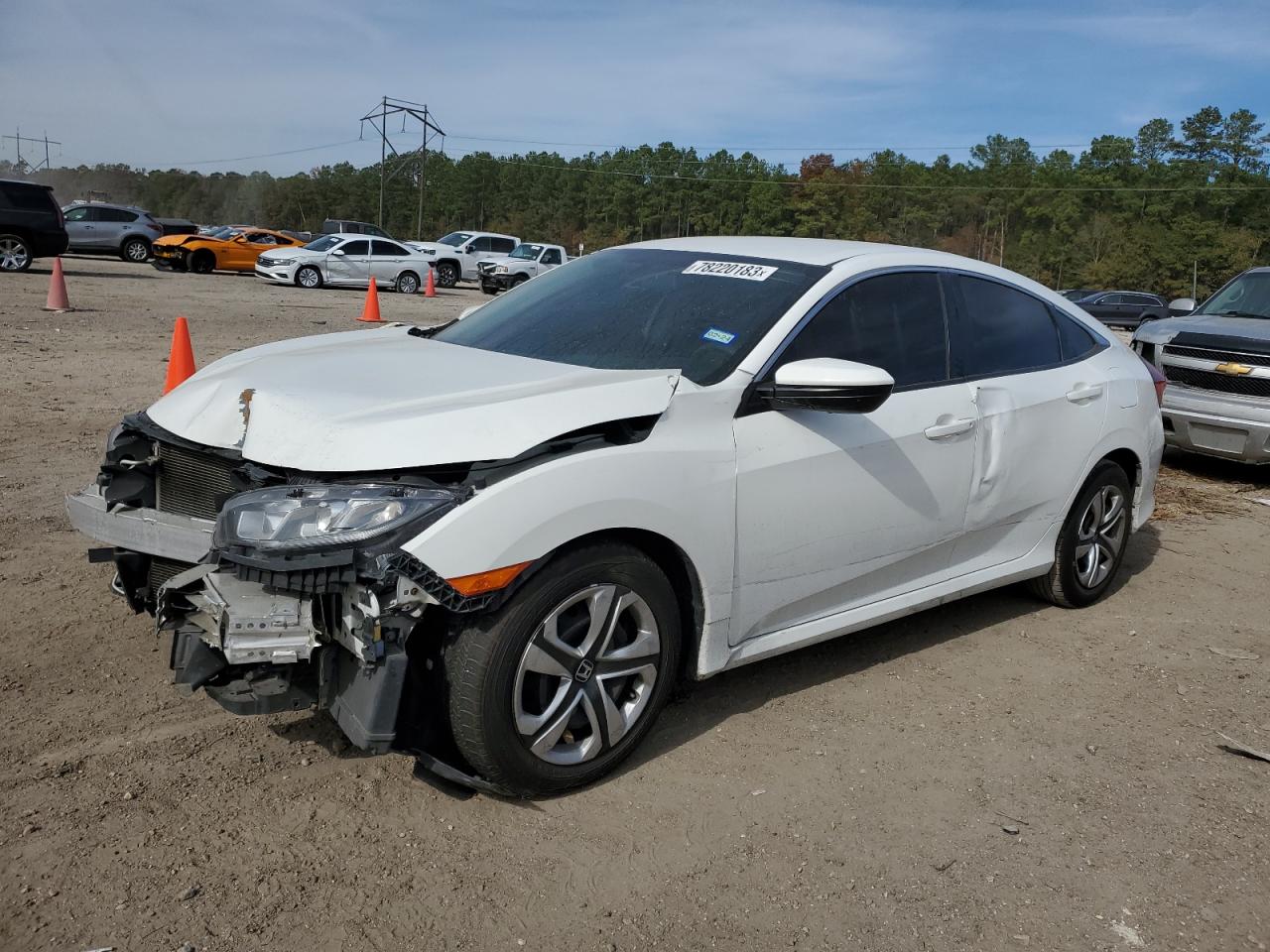 Obraz 1 z 2018 HONDA CIVIC LX 2018 z VIN 2HGFC2F57JH513731