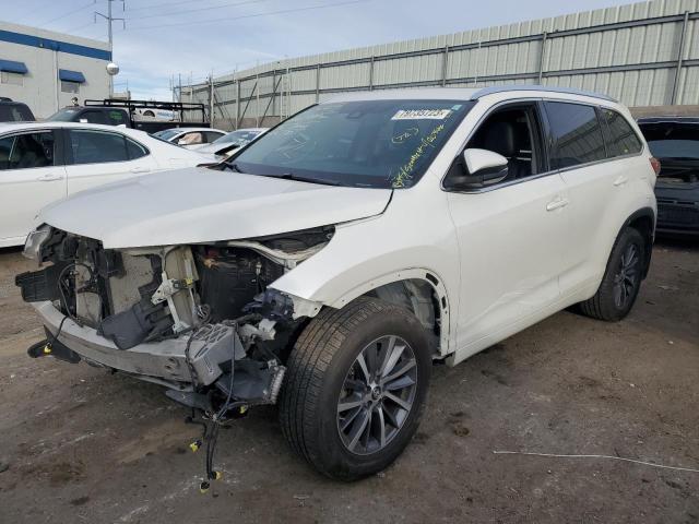 Image 1 of 2018 TOYOTA HIGHLANDER SE 2018 with VIN 5TDJZRFH0JS538658