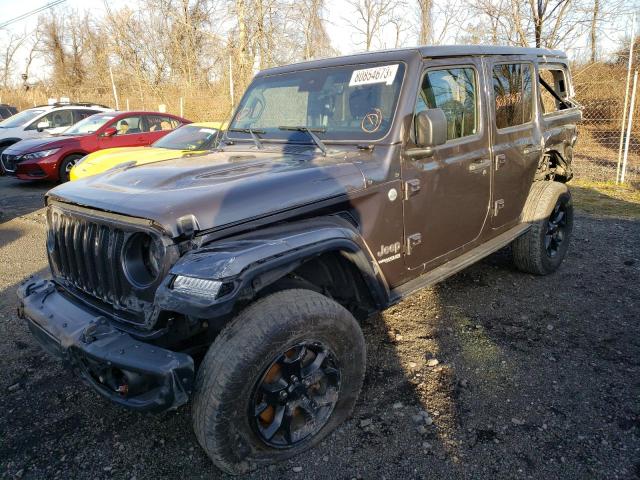 Image 1 of 2019 JEEP WRANGLER UNLIMITED SAHARA 2019 with VIN 1C4HJXEG2KW515838