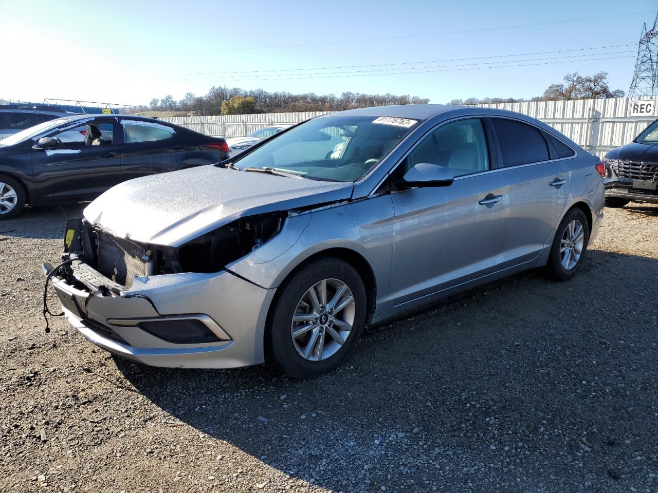 Изображение 1 2017 HYUNDAI SONATA SE 2017 с VIN 5NPE24AF4HH448153