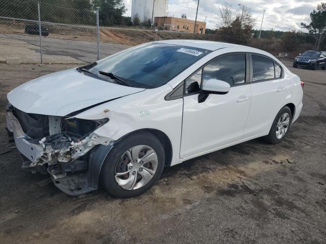 Image 1 of 2014 HONDA CIVIC LX 2014 with VIN 2HGFB2F52EH508722