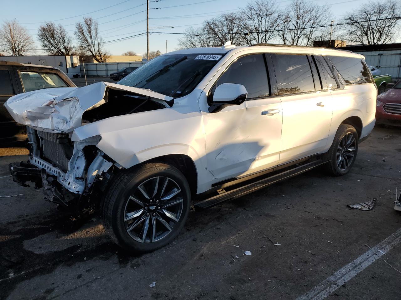 Image 1 of 2021 CADILLAC ESCALADE ESV SPORT PLATINUM 2021 with VIN 1GYS4RKL1MR334901