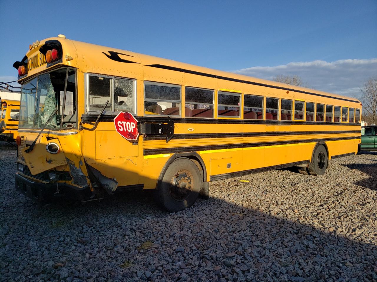 Image 1 of 2010 BLUE BIRD SCHOOL BUS / TRANSIT BUS  2010 with VIN 1BABNCPH9AF273678
