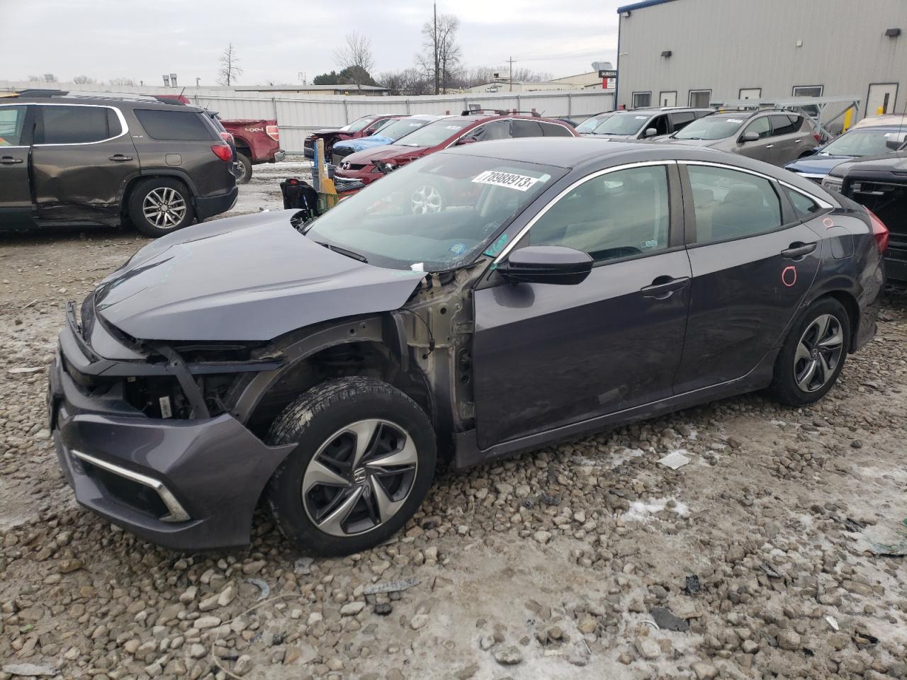 Изображение 1 2020 HONDA CIVIC LX 2020 с VIN 2HGFC2E60LH509646