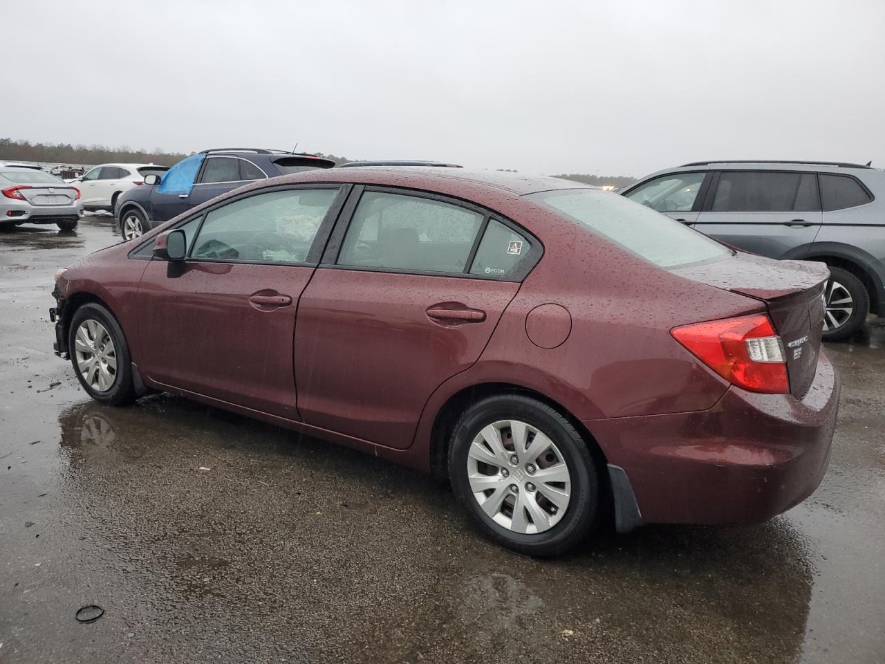 Image 2 of 2012 HONDA CIVIC LX 2012 with VIN 19XFB2F52CE341401