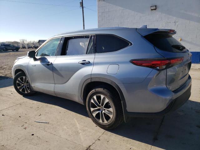 Изображение 2 2021 TOYOTA HIGHLANDER HYBRID XLE 2021 с VIN 5TDHBRCH5MS056683