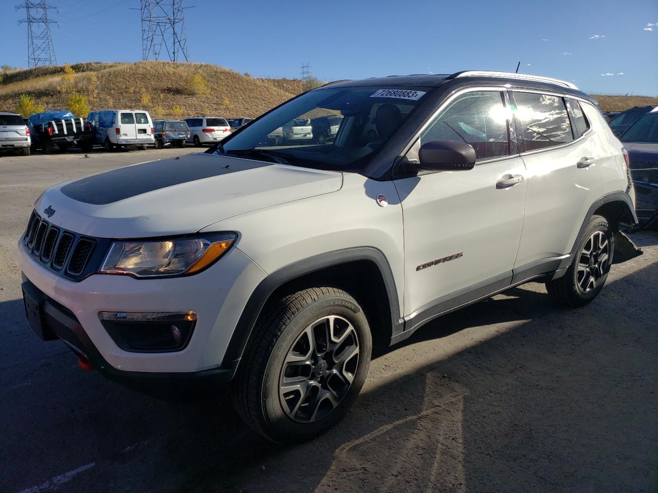 Image 1 of 2020 JEEP COMPASS TRAILHAWK 2020 with VIN 3C4NJDDB7LT159837