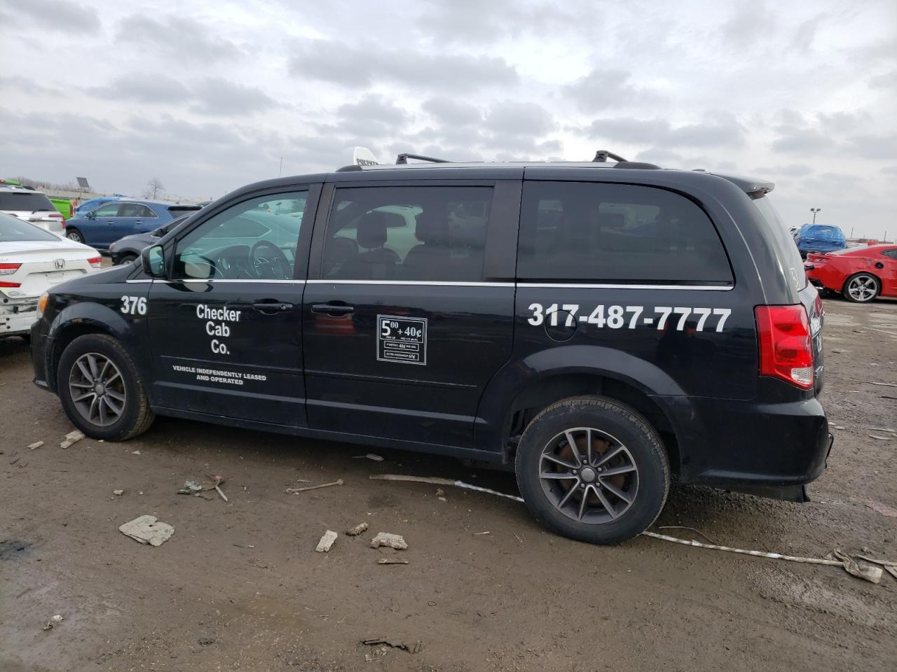 Image 2 of 2017 DODGE GRAND CARAVAN SXT 2017 with VIN 2C4RDGCG4HR711232