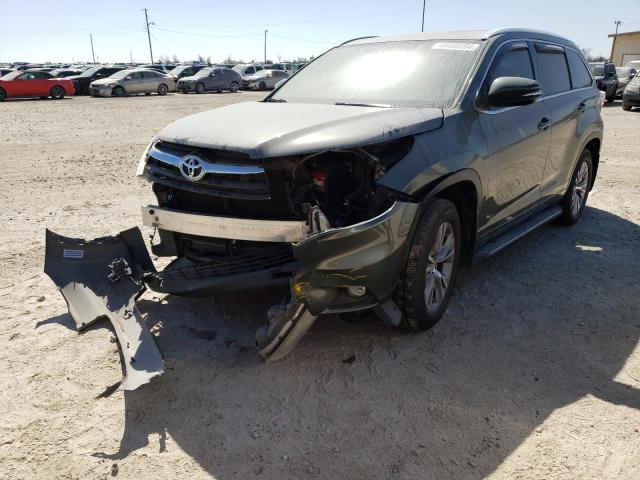 Image 1 of 2014 TOYOTA HIGHLANDER XLE 2014 with VIN 5TDKKRFHXES008597