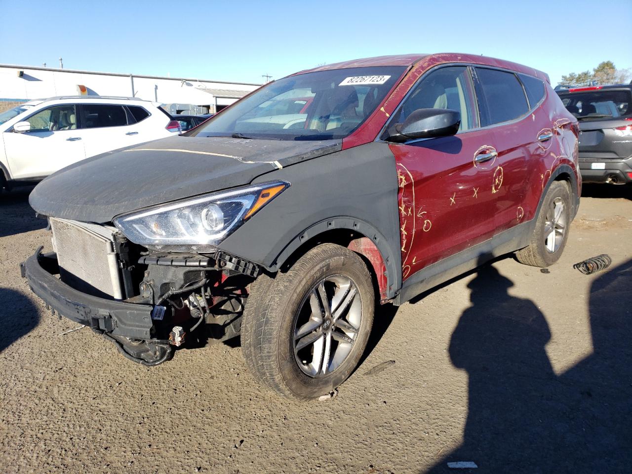 Image 1 of 2018 HYUNDAI SANTA FE SPORT  2018 with VIN 5XYZTDLB1JG513546