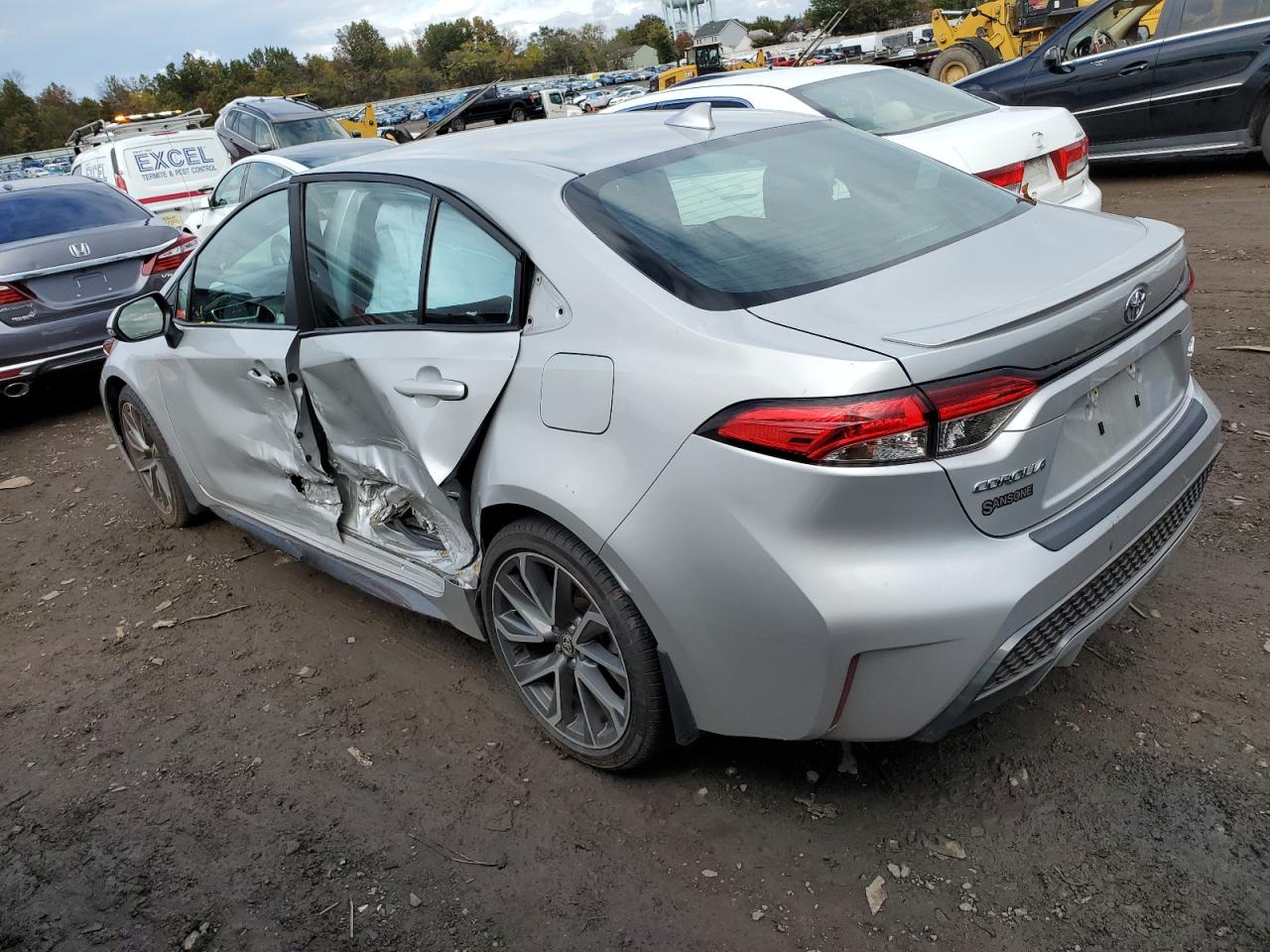 Image 2 of 2021 TOYOTA COROLLA SE 2021 with VIN 5YFS4MCE9MP091700