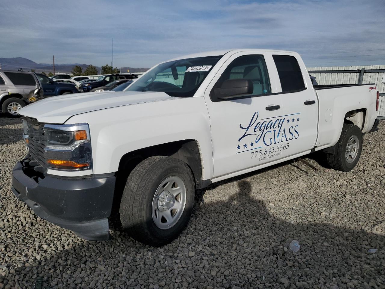Image 1 of 2018 CHEVROLET SILVERADO K1500 2018 with VIN 1GCVKNECXJZ199796