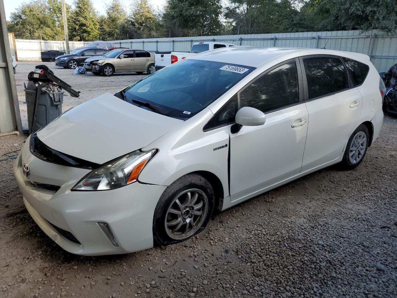 Image 1 of 2012 TOYOTA PRIUS V  2012 with VIN JTDZN3EU0C3021097