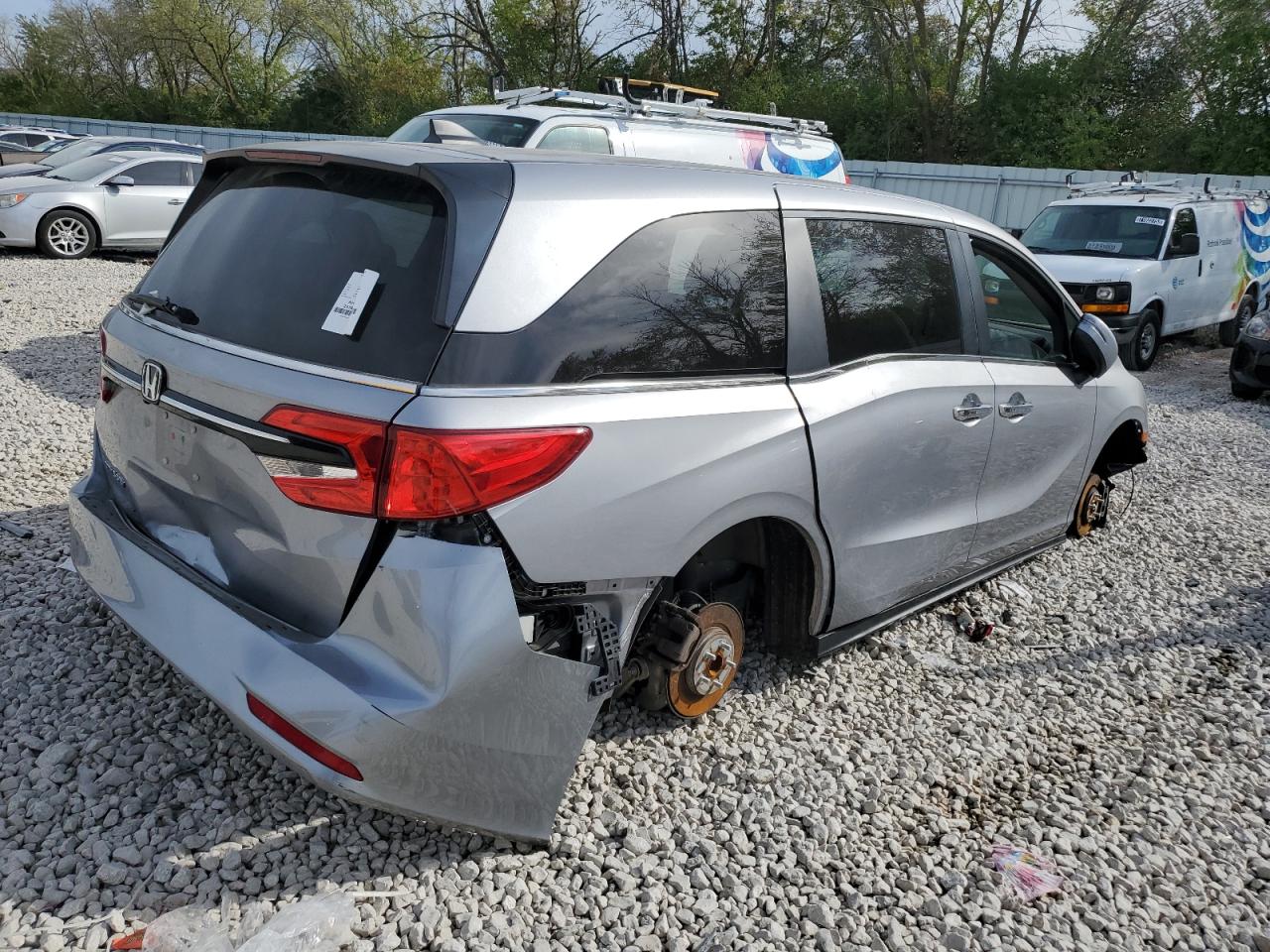 Изображение 3 2022 HONDA ODYSSEY EX 2022 с VIN 5FNRL6H50NB022655