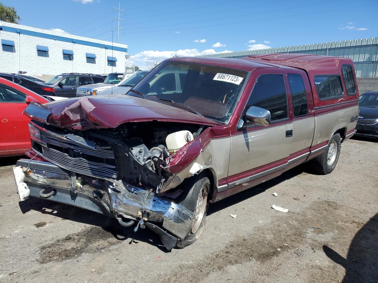 Изображение 1 1993 CHEVROLET GMT-400 K1500 1993 с VIN 2GCEK19K3P1166764