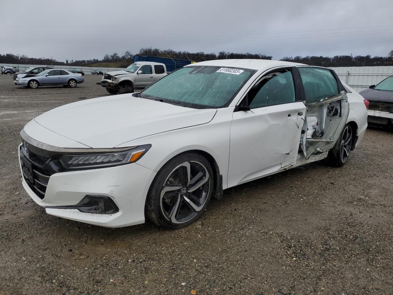 Изображение 1 2022 HONDA ACCORD SPORT 2022 с VIN 1HGCV1F37NA040701