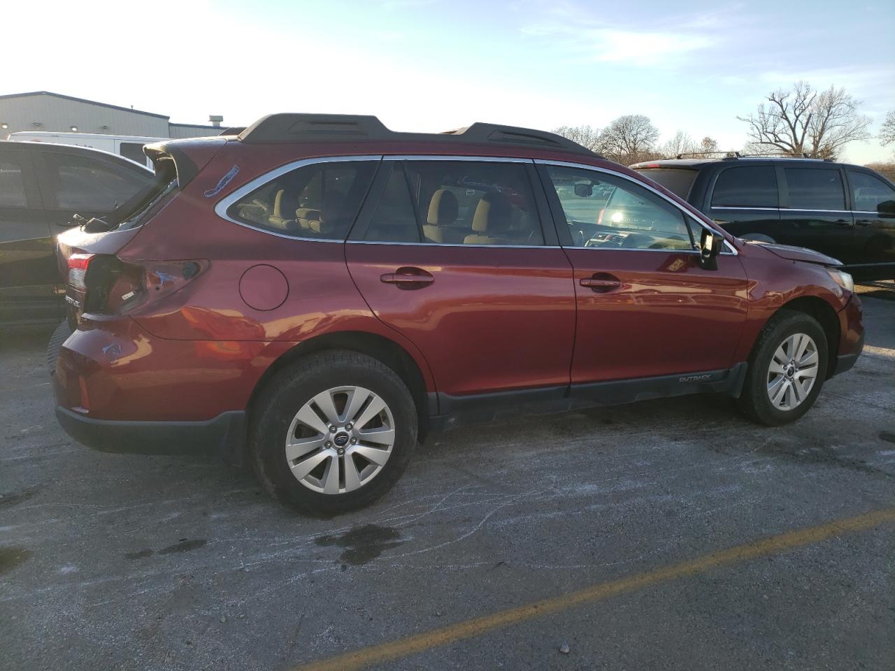 Image 3 of 2015 SUBARU OUTBACK 2.5I PREMIUM 2015 with VIN 4S4BSBCC7F3356405