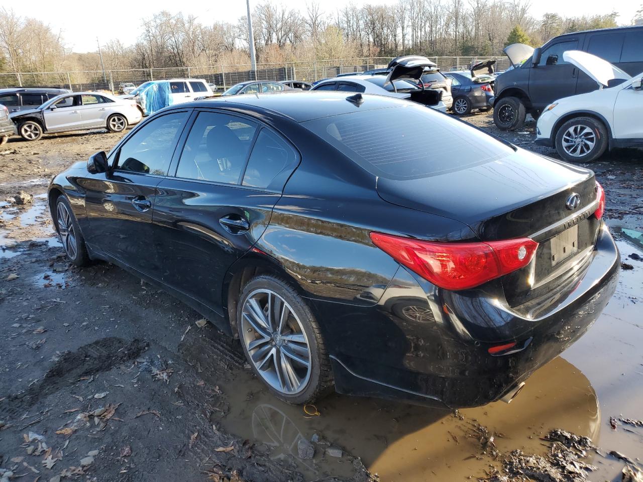 Image 2 of 2015 INFINITI Q50 BASE 2015 with VIN JN1BV7AR5FM393904